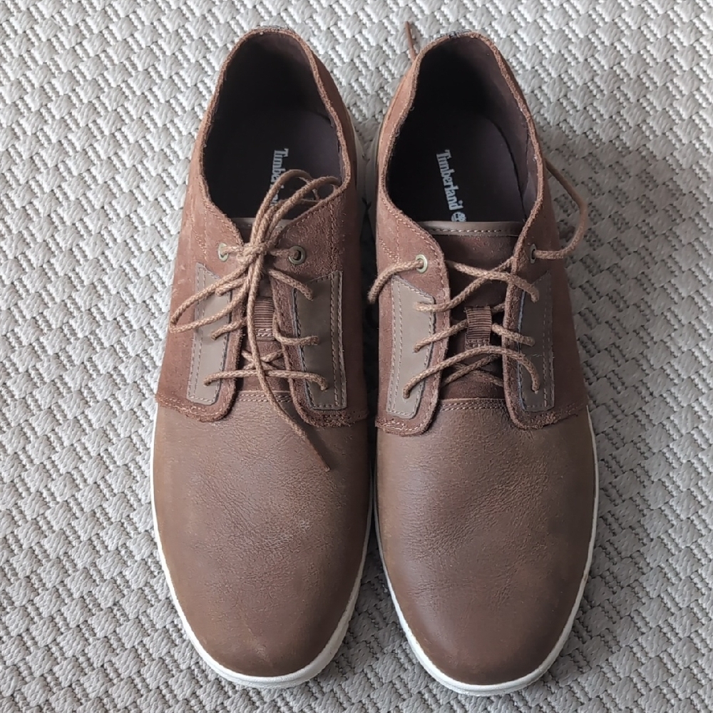 Timberland Men's Tan Leather Derbys